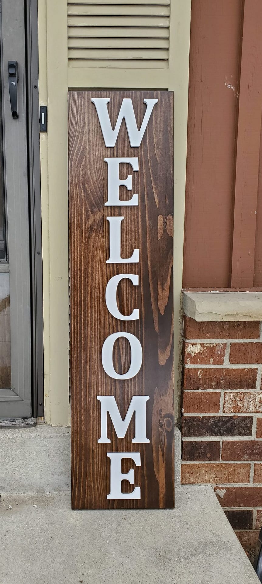 Front Porch Welcome Sign