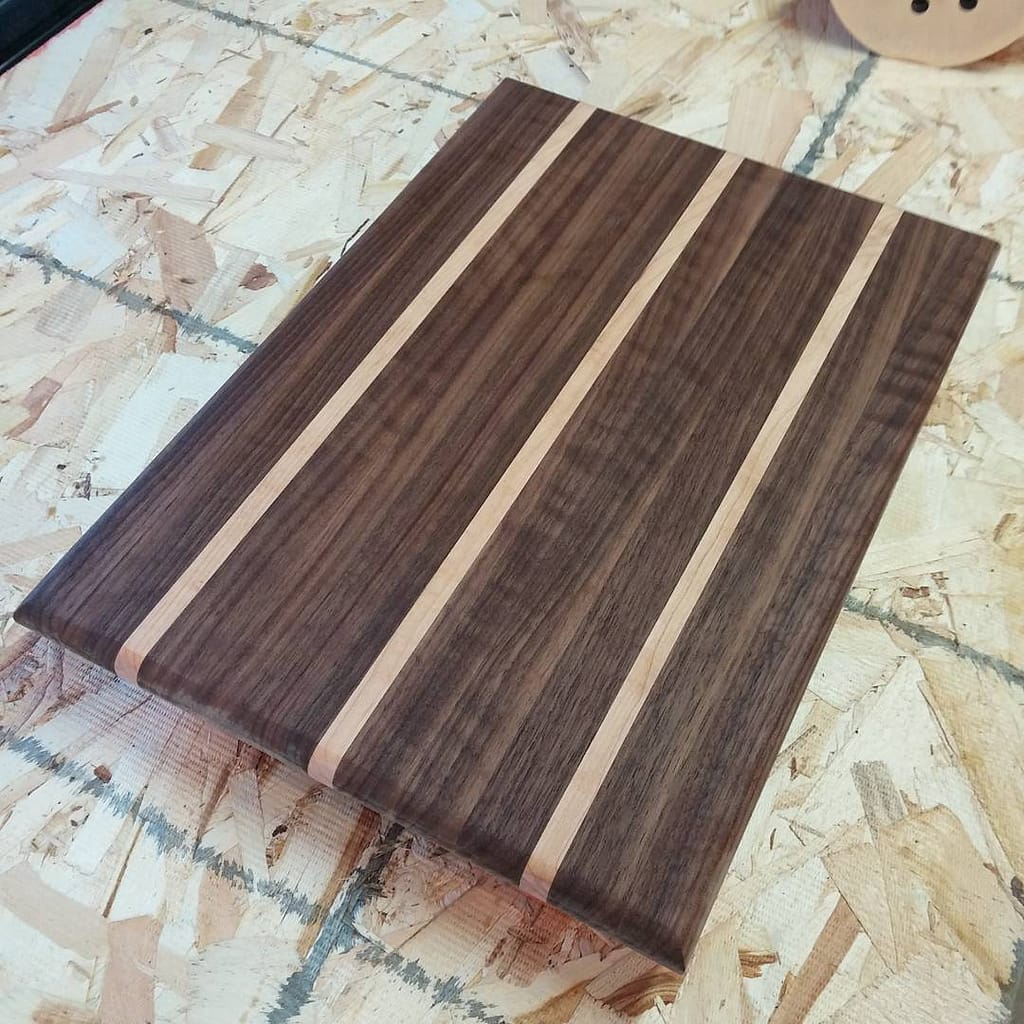 Walnut and Maple Cutting Board