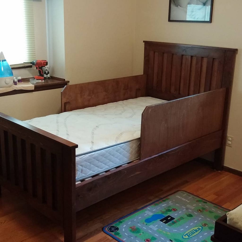 Twin Bed with Side Panels